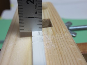 目安は0.5mmです