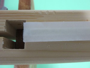和紙をのせる(アップ)