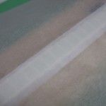 アイロンをあて終わったところ(アップ)