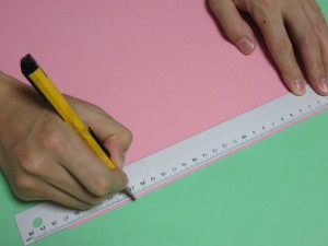 幅に印をつける