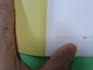 見返しと原稿もきちんと着いています