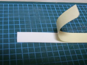 剥離紙をはいだところ